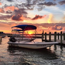 a boat on a body of water